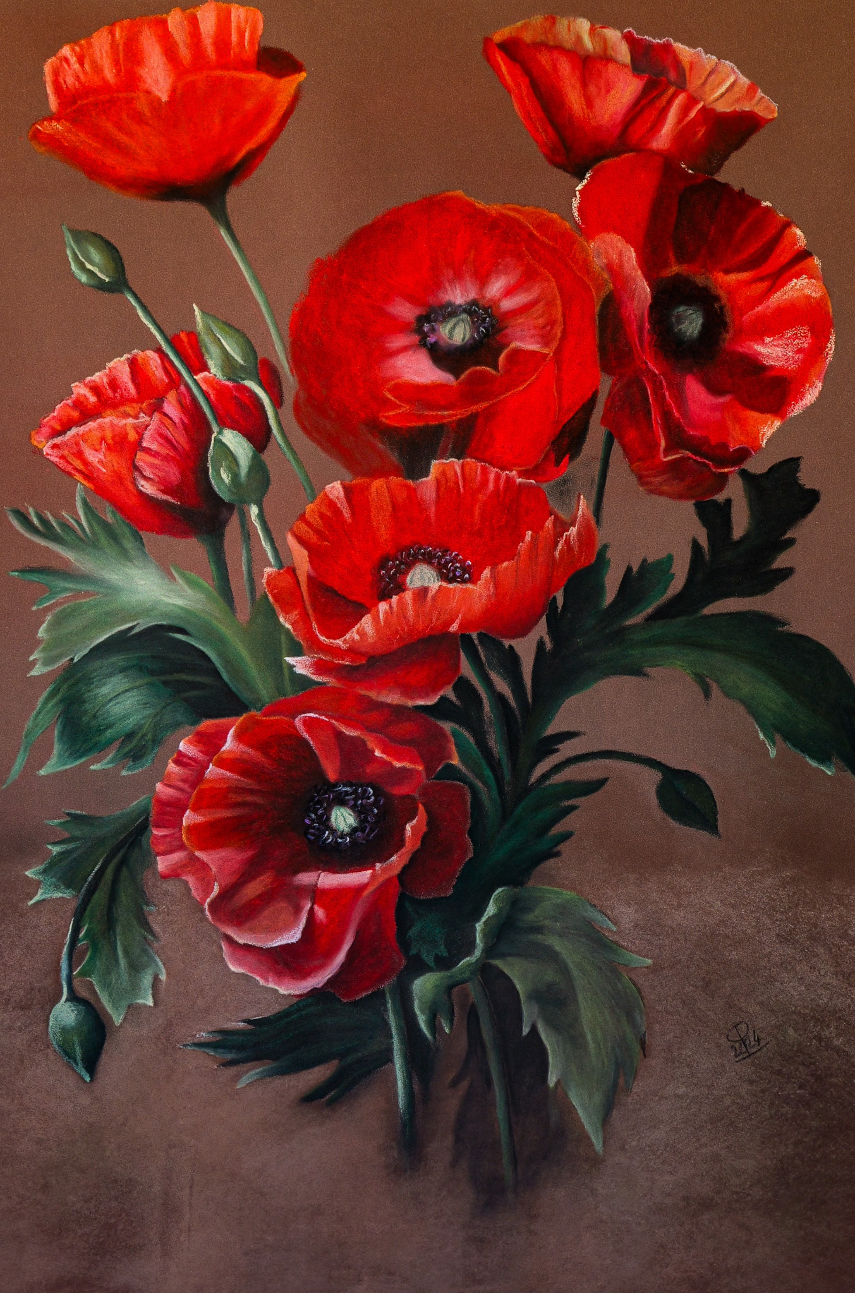 BOUQUET DE COQUELICOTS